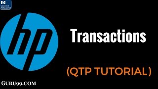 Transactions - HP UFT/ QTP TutoriaL #27