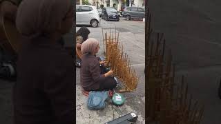 Download lagu Angklung played by couple at Street art, Penang. mp3 Download lagu Angklung played by couple at Street art, Penang. mp3