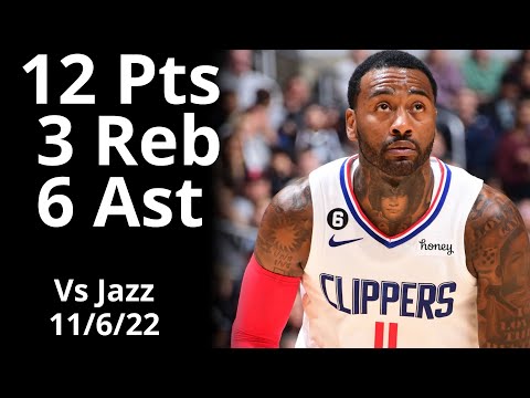 John Wall 12 Pts 6 Ast vs Jazz Highlights