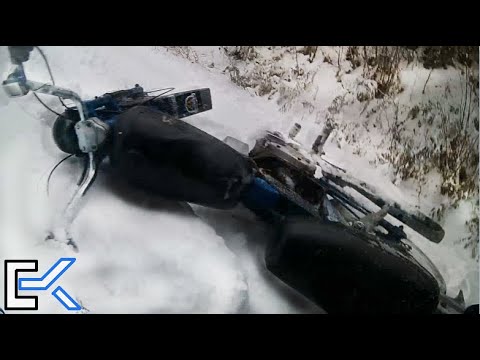 Tomos snow fall ➱ Snowday ride