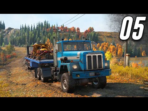 SnowRunner - Part 5 - BOUGHT A NEW TRUCK! (International Paystar)