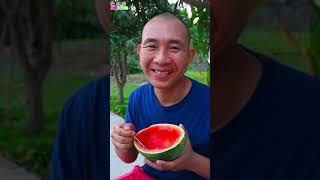 BiBoBen | Greedy Dad extremely likes to eat watermelon