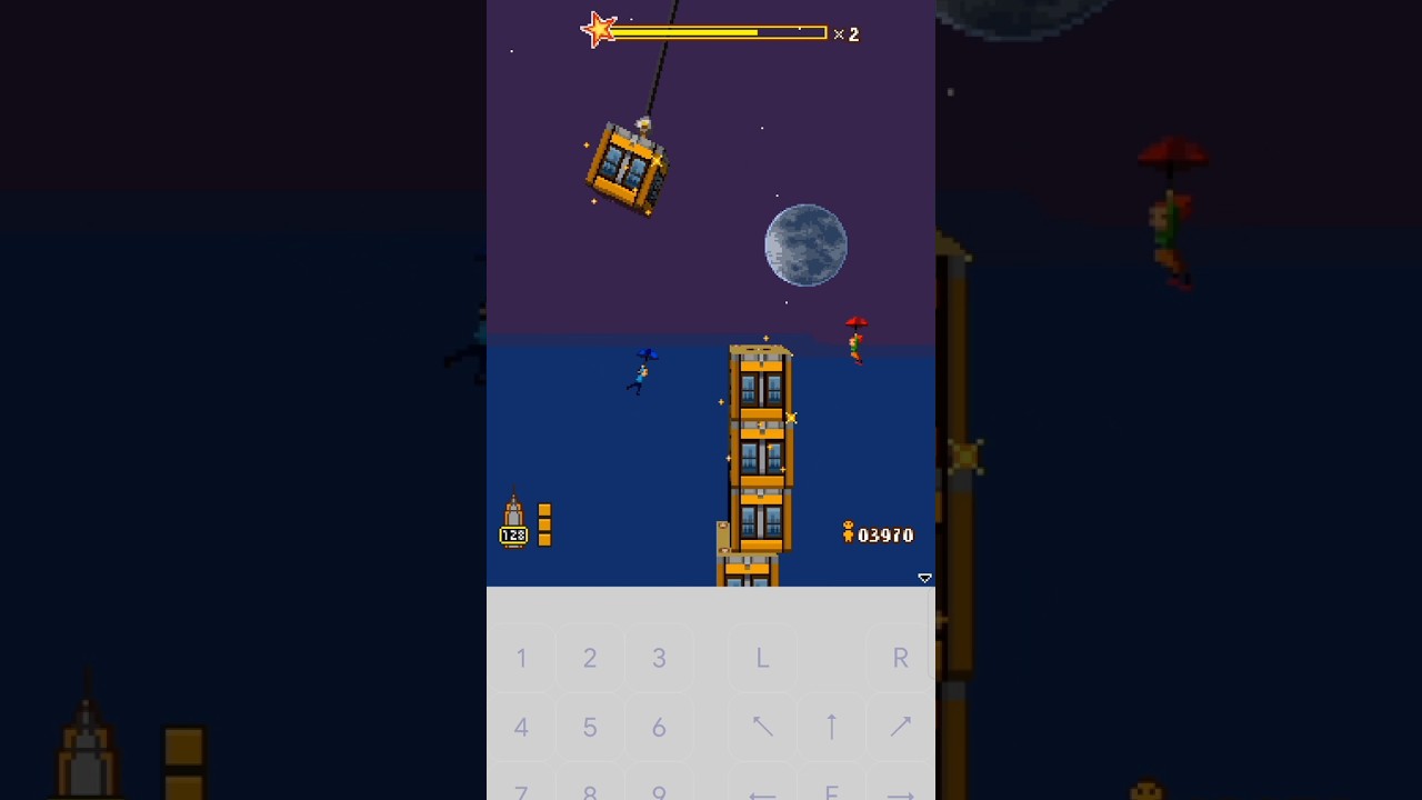 City bloxx longest tower build upto moon #citybloxx #towerbloxx #nokiagames #ytshorts