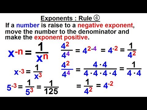 Algebra Ch 4 Exponents Scientific Notation 1 of 35 What is an Exponent