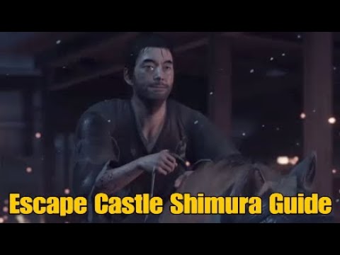 Ghost of Tsushima - How to escape Castle Shimura unseen guide (Lethal) Honor and Ash