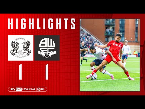 Highlights: Leyton Orient 1-1 Bolton Wanderers