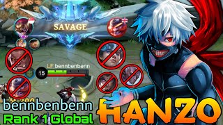 SAVAGE!! Hanzo 90% Current Win Rate! - Top 1 Globa