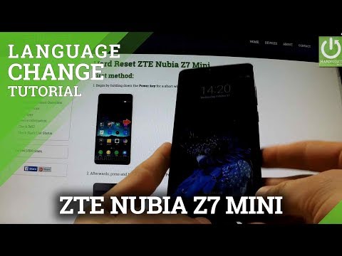 ZTE Nubia Z7 Mini - How to Change Language in ZTE devices