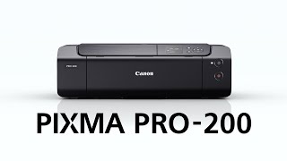 Video 3 of Product Canon PIXMA PRO-200 Printer