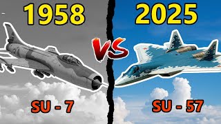 SUKHOI SAGA: From SU-7 to SU-57 – Soviet to Russian Jets. Aircraft transformation and evolution