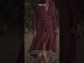This Way Long Silk Robe