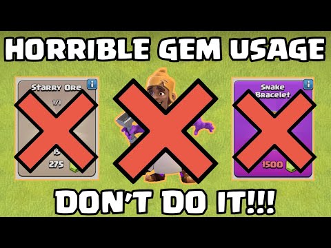 You've Been WASTING GEMS in CLASH OF CLANS