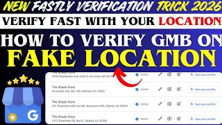 How to verify GMB with fake location 🔥 Few minutes GMB verification tr