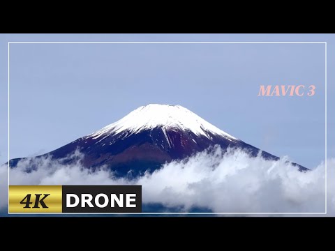 【富士山を山中湖からドローン空撮】MAVIC 3