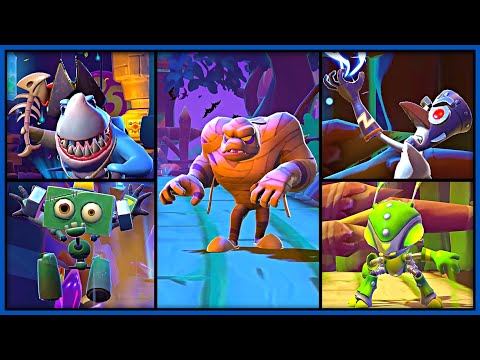 Crash Bandicoot On The Run - All Mini Bosses (Nitro) 4K60FPS