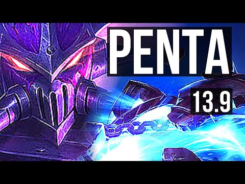 KASSADIN vs XERATH (MID) | Penta, 500+ games | KR Grandmaster | 13.9