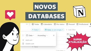 Novo database no Notion | Mais simples e fácil de usar!
