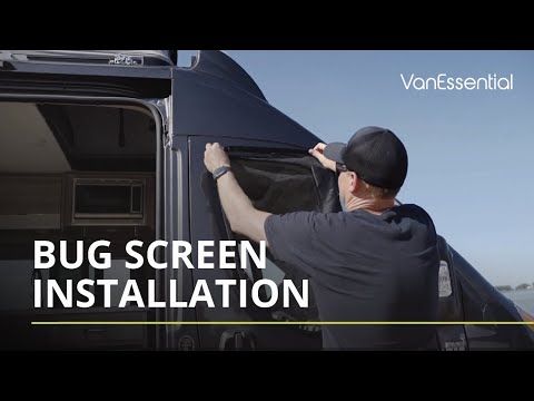 Ram Promaster Bug Screen Installation