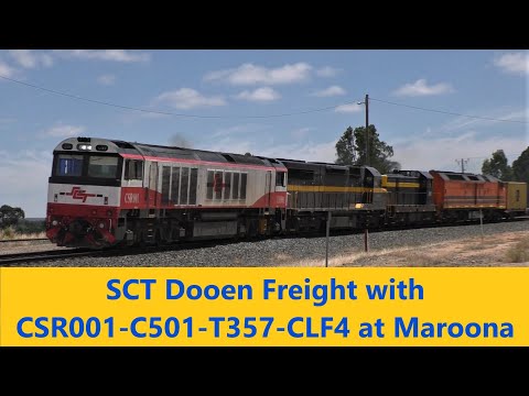 SCT Dooen Freight with CSR001-C501-T357-CLF4 at Maroona - 31st Dec 2020