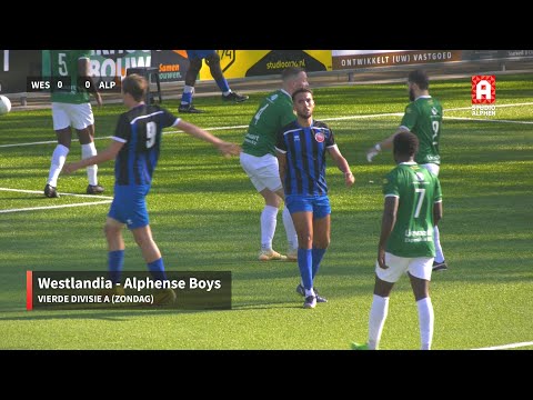 Samenvatting Westlandia - Alphense Boys (zaterdag 13 mei)