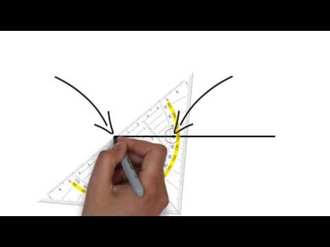Winkel zeichnen - Wir zeichnen Winkel mit dem Geodreieck