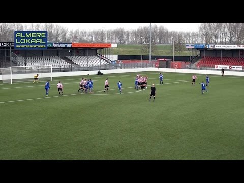 Almere City A1 wint van Alphense Boys A1
