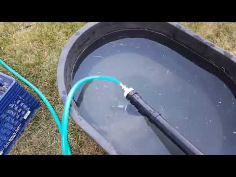 Homemade 12 Volt Mini Suction Dredge for Gold Mining.