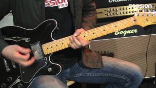 Video thumbnail for FENDER Starcaster MN BLK by session