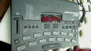 Video thumbnail for ZOOM RhythmTrak 234 (patterns demonstration) RT-234 by Keyboards - review - repair
