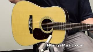 Video thumbnail for The Martin D28 (2017) at MaurysMusic.com by Maury's Music