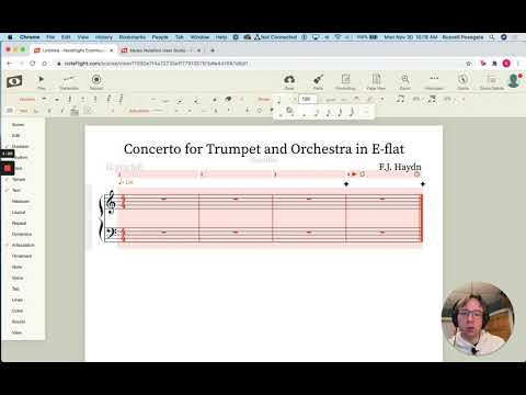 Noteflight Tutorial 1  Setting up the score