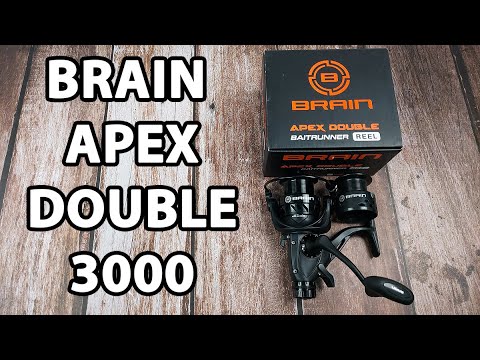 Котушка Brain Apex Double 3000, підшип. 6+1, з бейтранером (ручка вкручується в головну пару)