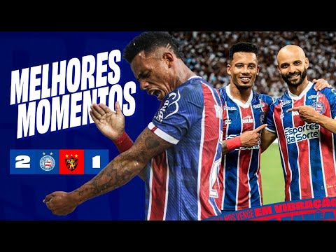 BAHIA 2 x 1 SPORT - MELHORES MOMENTOS - COPA DO NORDESTE (04/02/24)