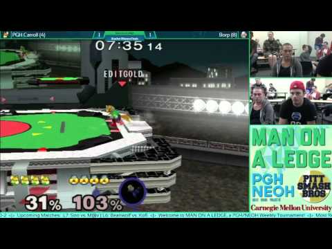 MOAL 19 | PGH Carroll vs. Borp | Melee Bracket Winners Finals