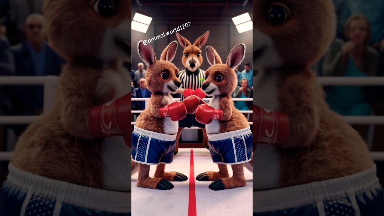 Kangaroo boxing 🥊🦘 #kangaroo #boxing #ring #fypシ #fypviralシ #viralyoutubeshorts