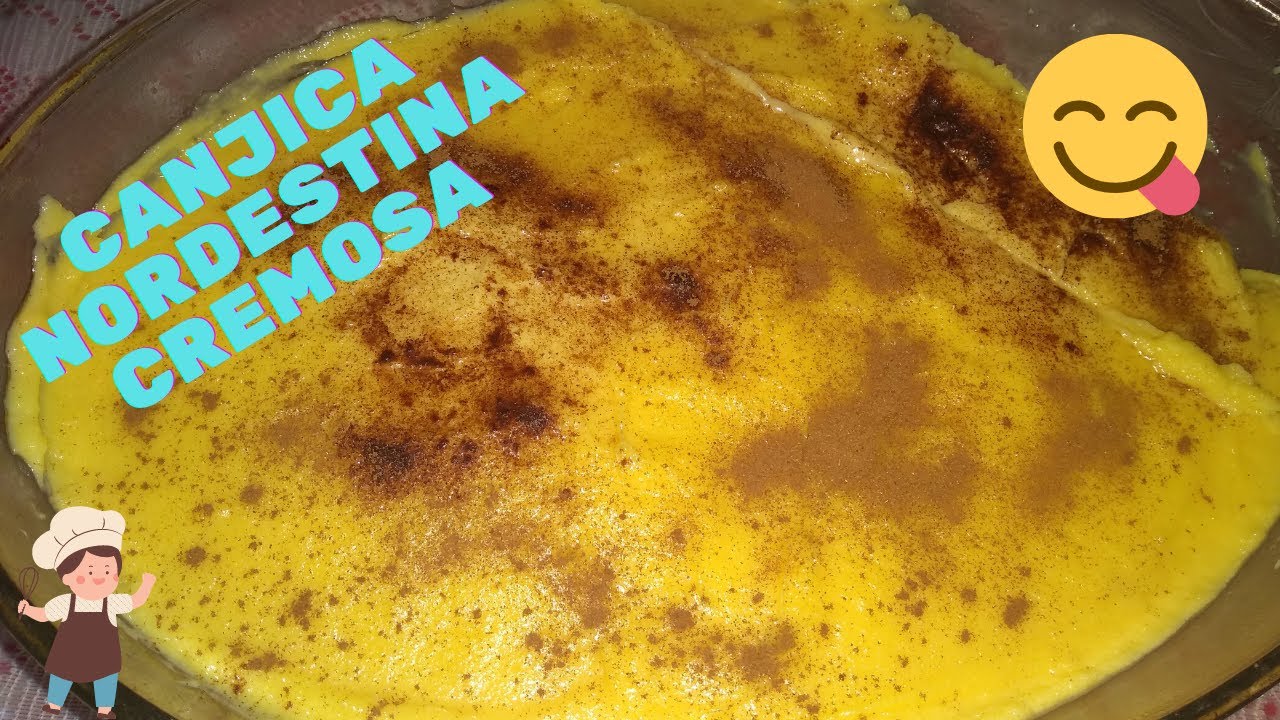 CANJICA CREMOSA DE MILHO VERDE COM LEITE CONDENSADO - NORDESTINA