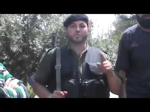 كلمة لقادة عمليات معركة جسر حوران من الجبهة الشمال في خربة غزالة