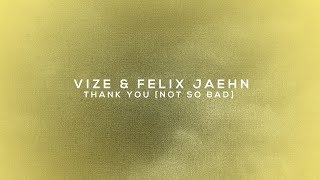VIZE &amp; Felix Jaehn  - Thank You (Not So Bad) Single