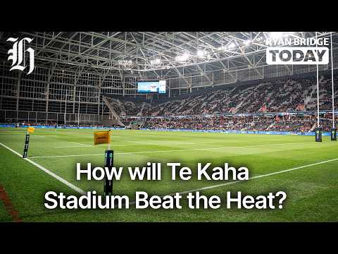 Thumbnail for How will Christchurch stadium battle the heat? | Ryan Bridge TODAY