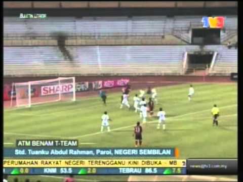 [VIDEO GOL] ATM FA (3) - (0) T-Team, Liga Super 2013 15 Januari