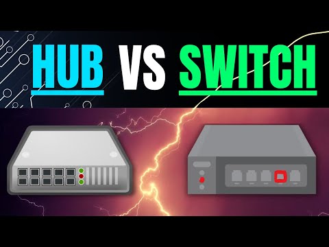 HUB vs. SWITCH  (einfach erklärt)