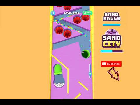 Sand Balls Sand City Levels 2752 to 2758 | SayGames