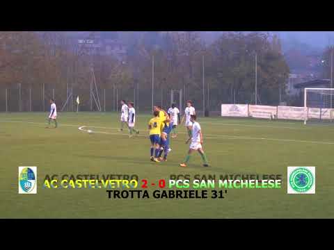 AC CASTELVETRO - PCS SANMICHELESE 4 - 0 sab 04.11.17  (2001)