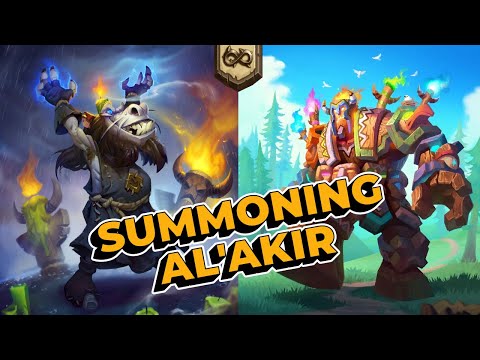 HOW MANY AL'AKIR? Buffed Totem Goliath Helps Windshear Stormcaller Summon Al'Akir In WILD
