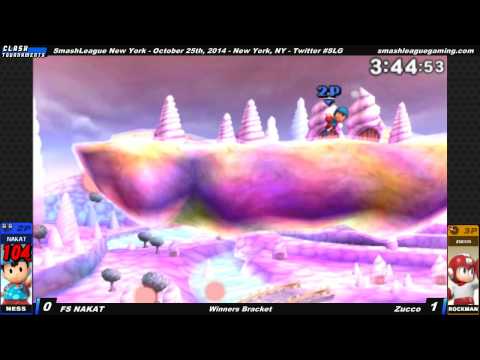 SmashLeague NY - FS NAKAT vs Zucco - Smash 3DS