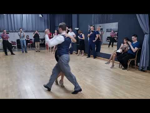 Milonga: Multiple rebounds to the left and on the spot | Mikhail Tchudin - Elvira Kashkarova