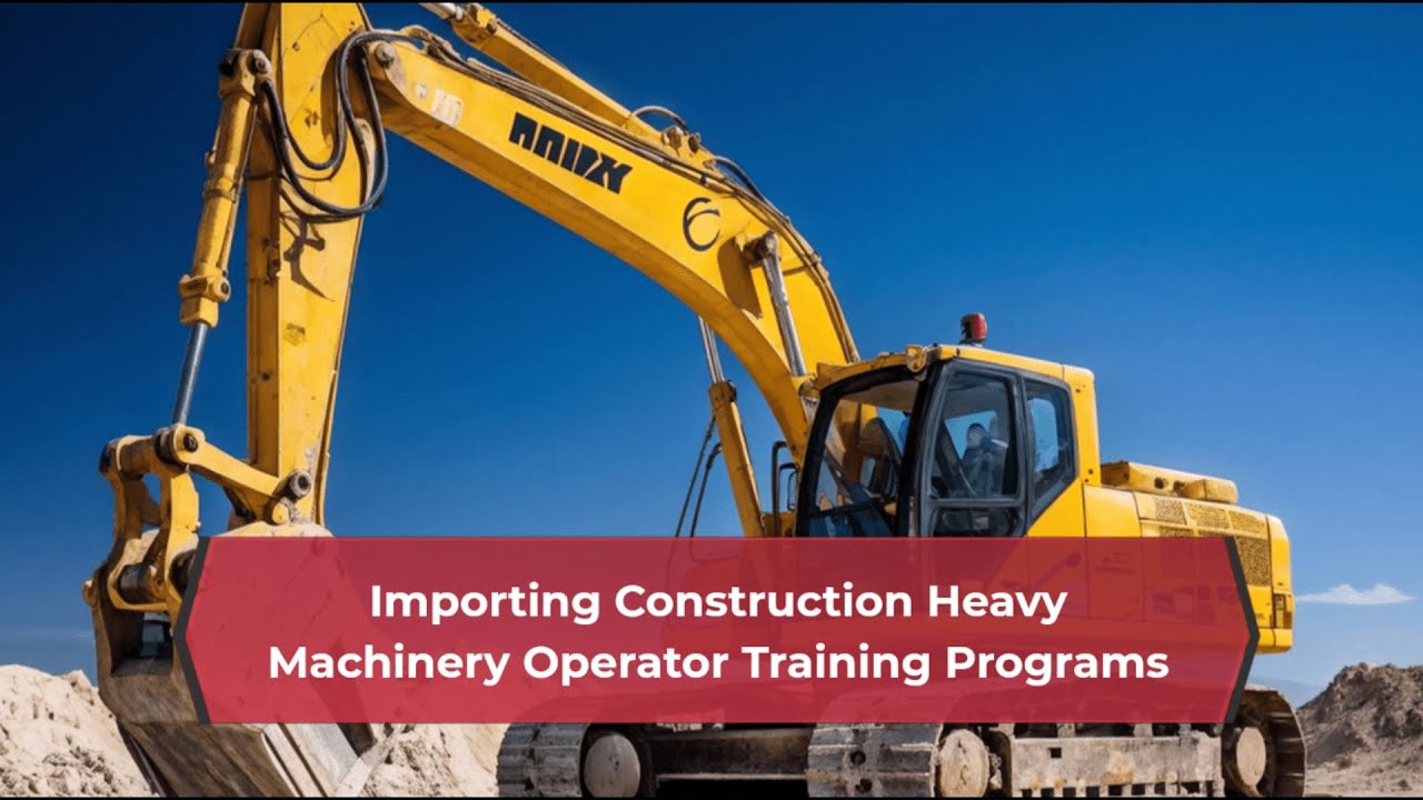Importing Construction Heavy Machinery Operator Training Programs