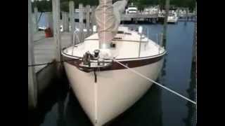 preview picture of video 'Swan at Harbor Springs MI Municipal Marina 06-2010'