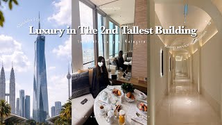 KUALA LUMPUR HOTEL VLOG 🌟| World’s 2nd Tallest Building [Merdeka 118] Hotel tour