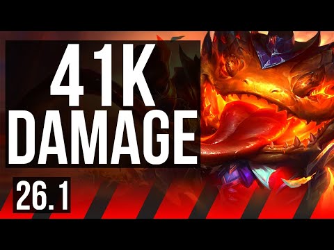 TAHM KENCH vs SETT (TOP) | 41K damage | EUW Master | 26.1